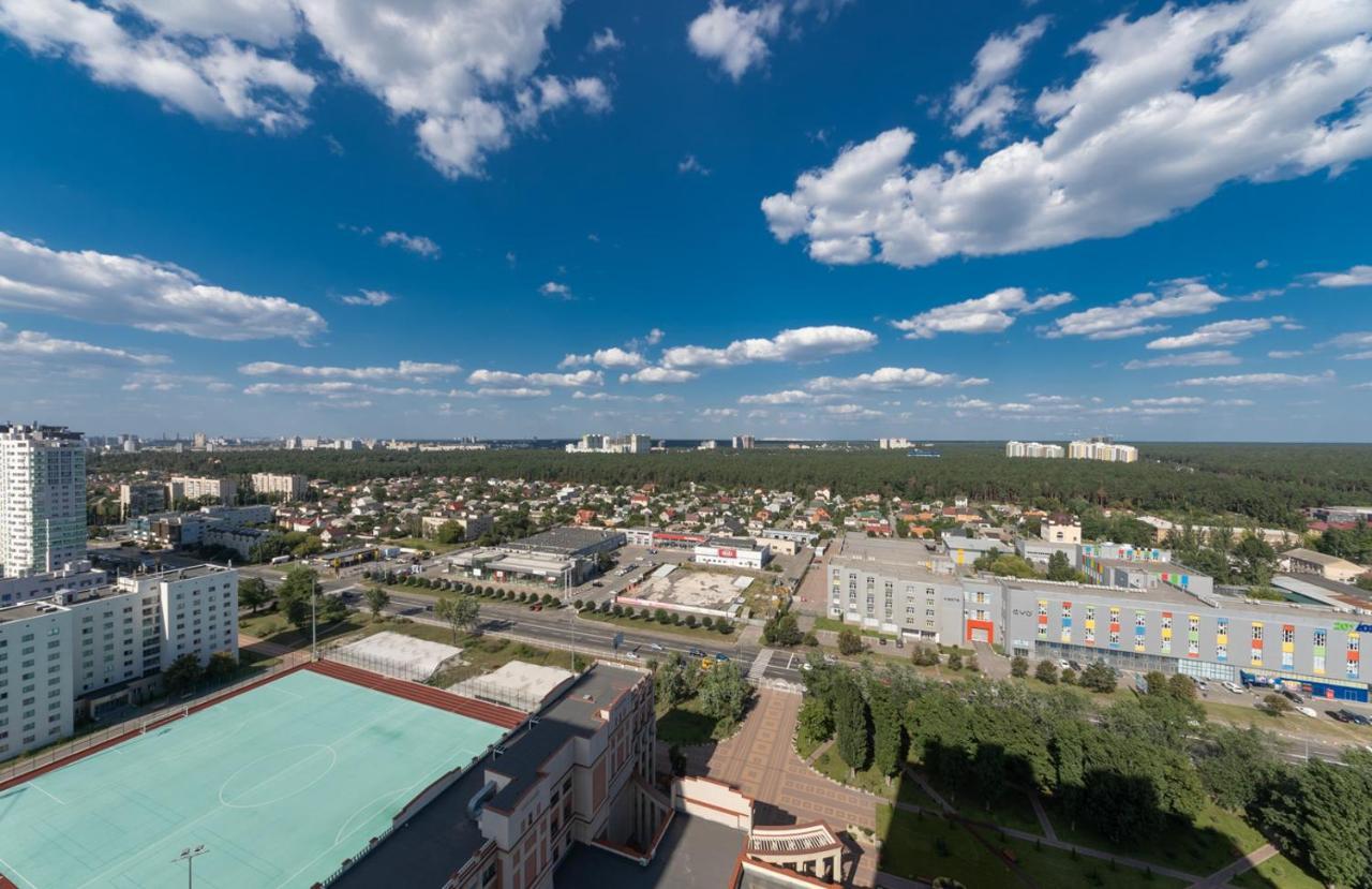 Люкс На Бориспільській Жк Олімпік Парк, Генератор На Будинку Kiev Extérieur photo
