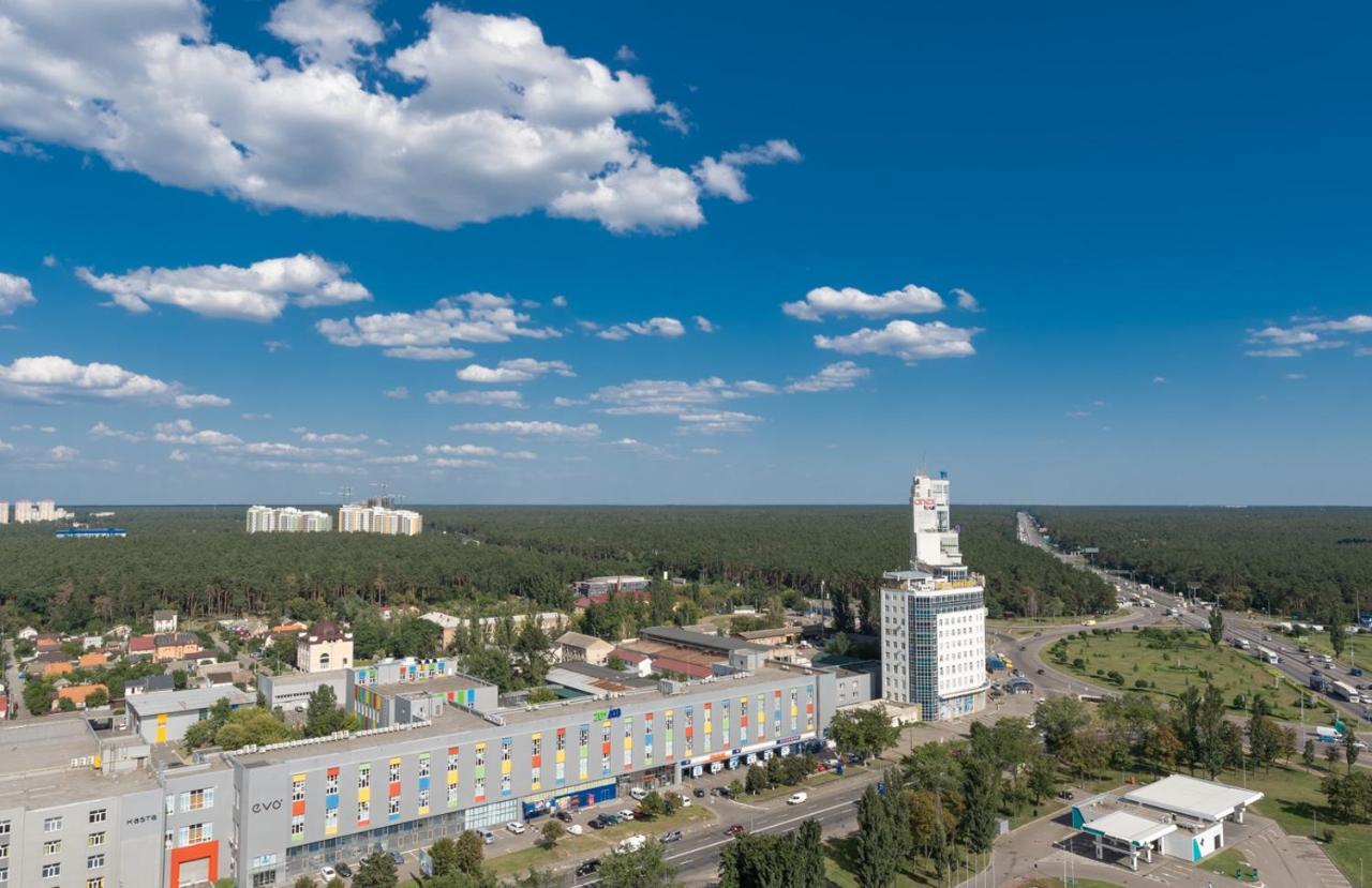 Люкс На Бориспільській Жк Олімпік Парк, Генератор На Будинку Kiev Extérieur photo
